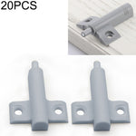 Ammortizzatore anticollisione per porta dell'armadio con buffer posteriore a forma di aereo da 20 pezzi, Back Buffer (Grey), Back Buffer (White)