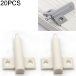 Ammortizzatore anticollisione per porta dell'armadio con buffer posteriore a forma di aereo da 20 pezzi, Back Buffer (Grey), Back Buffer (White)