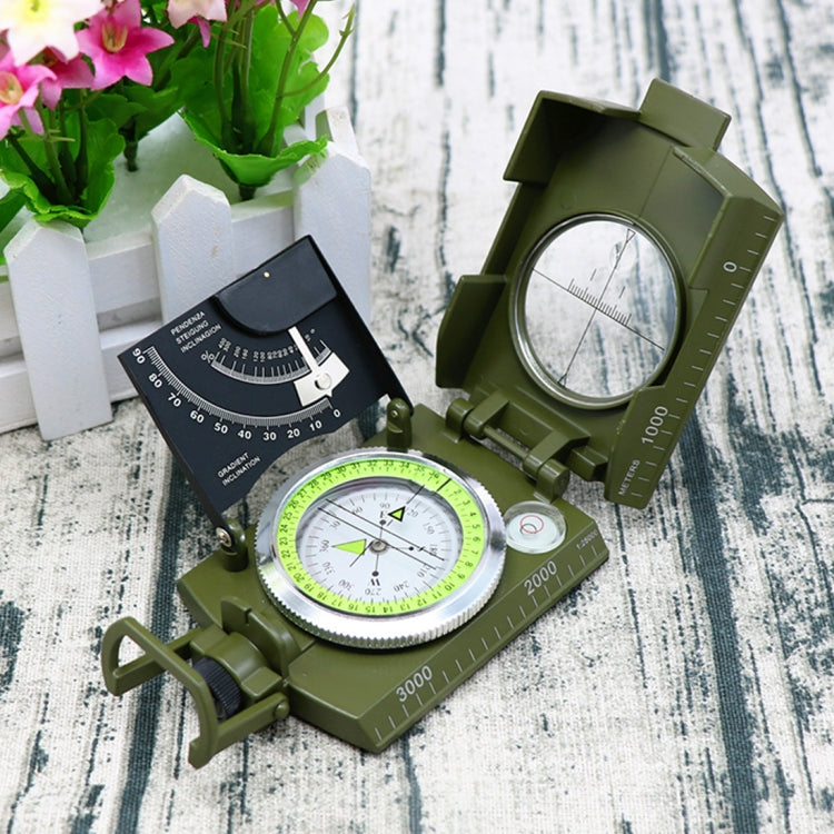 GoldGood K4074 Bussola americana prismatica tascabile da viaggio militare multifunzione per esterni con display luminoso, K4074
