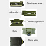 GoldGood K4074 Bussola americana prismatica tascabile da viaggio militare multifunzione per esterni con display luminoso, K4074