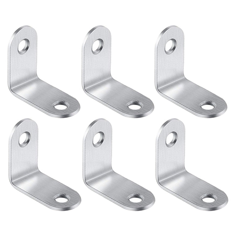 Staffa angolare acciaio inox 30x30 mm 50 pezzi