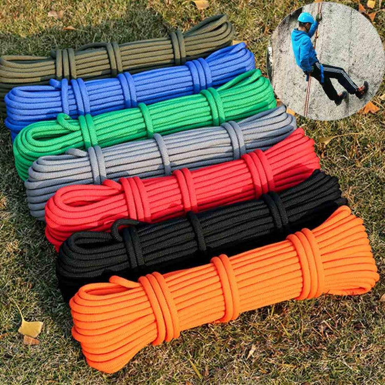 Accessori per escursionismo all'aperto per arrampicata su roccia Corda di sicurezza cavo ausiliario ad alta resistenza, diametro: 9,5 mm, lunghezza: 10 m, colore casuale, Diameter: 9.5mm, Length:10m