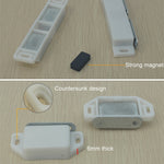 Accessori per la casa, libreria, porta dell'armadio, forte attrazione magnetica, in plastica, 50 pezzi, dimensioni: S, S