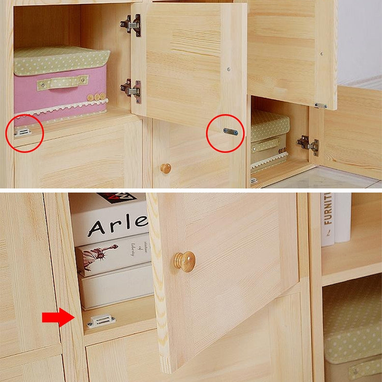 Accessori per la casa, libreria, porta dell'armadio, forte attrazione magnetica, in plastica, 50 pezzi, dimensioni: S, S