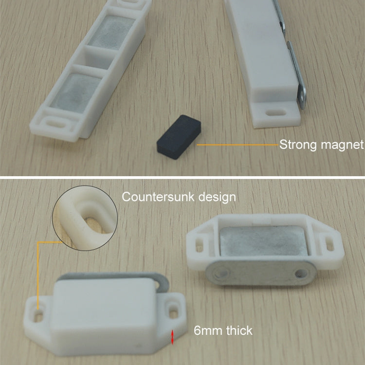 Accessori per la casa, libreria, porta dell'armadio, forte attrazione magnetica, in plastica, 30 pezzi, dimensioni: M, M