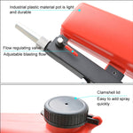 Mini sabbiatrice portatile antiruggine rossa 0,9L