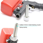 Mini sabbiatrice portatile antiruggine rossa 0,9L