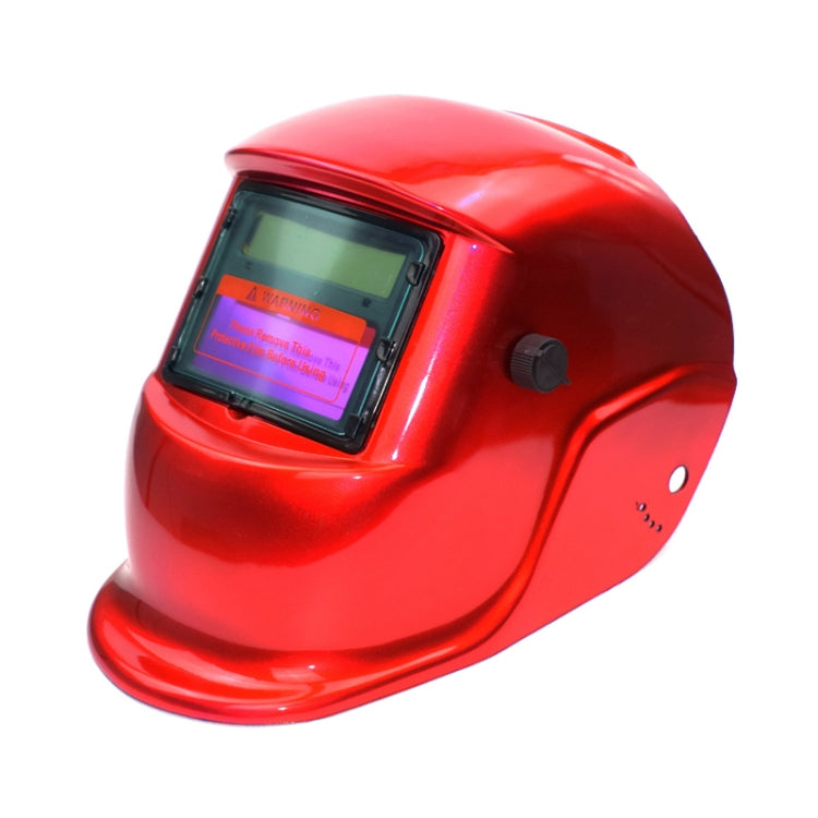 Casco per saldatura con maschera protettiva per saldatura elettrica a luce variabile automatica solare, Welding Helmet(Gold), Welding Helmet(Blue), Welding Helmet(Red), Welding Helmet(Silver)