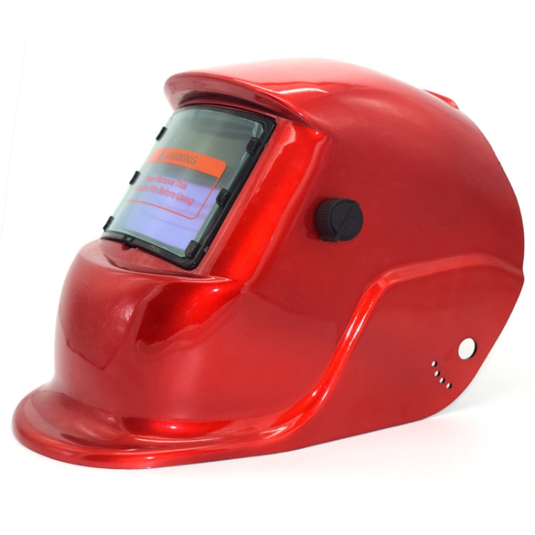 Casco per saldatura con maschera protettiva per saldatura elettrica a luce variabile automatica solare, Welding Helmet(Gold), Welding Helmet(Blue), Welding Helmet(Red), Welding Helmet(Silver)