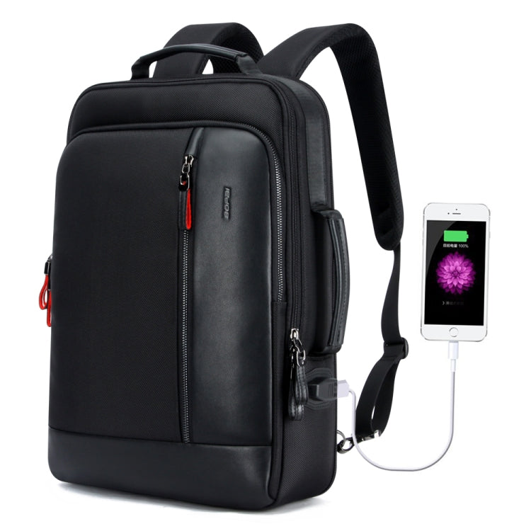 Bopai 751-006641 Zaino per laptop traspirante, moda business, grande capacità con interfaccia USB esterna, dimensioni: 30 x 15 x 44 cm, 751-006641