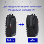 Bopai 751-006641 Zaino per laptop traspirante, moda business, grande capacità con interfaccia USB esterna, dimensioni: 30 x 15 x 44 cm, 751-006641