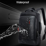 Bopai 751-006641 Zaino per laptop traspirante, moda business, grande capacità con interfaccia USB esterna, dimensioni: 30 x 15 x 44 cm, 751-006641