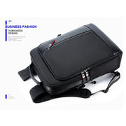 Bopai 751-006641 Zaino per laptop traspirante, moda business, grande capacità con interfaccia USB esterna, dimensioni: 30 x 15 x 44 cm, 751-006641