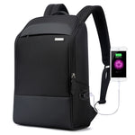 Bopai 751-006881 Borsa a tracolla doppia impermeabile antifurto da lavoro di grande capacità, con porta di ricarica USB, dimensioni: 30x14x44 cm, 751-006881