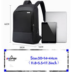 Bopai 751-006881 Borsa a tracolla doppia impermeabile antifurto da lavoro di grande capacità, con porta di ricarica USB, dimensioni: 30x14x44 cm, 751-006881