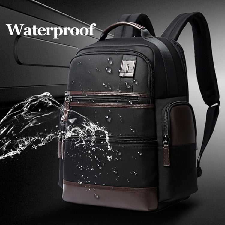 Bopai 751-007291 Borsa a tracolla doppia impermeabile antifurto da lavoro di grande capacità, con porta di ricarica USB, dimensioni: 34x19x43,5 cm, 751-007291