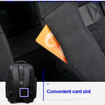Bopai 751-007291 Borsa a tracolla doppia impermeabile antifurto da lavoro di grande capacità, con porta di ricarica USB, dimensioni: 34x19x43,5 cm, 751-007291