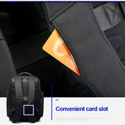 Bopai 751-007291 Borsa a tracolla doppia impermeabile antifurto da lavoro di grande capacità, con porta di ricarica USB, dimensioni: 34x19x43,5 cm, 751-007291