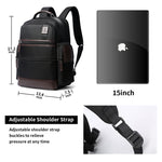Bopai 751-007291 Borsa a tracolla doppia impermeabile antifurto da lavoro di grande capacità, con porta di ricarica USB, dimensioni: 34x19x43,5 cm, 751-007291