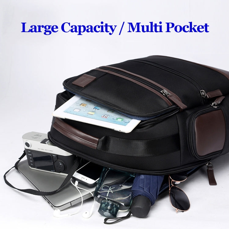 Bopai 751-007291 Borsa a tracolla doppia impermeabile antifurto da lavoro di grande capacità, con porta di ricarica USB, dimensioni: 34x19x43,5 cm, 751-007291