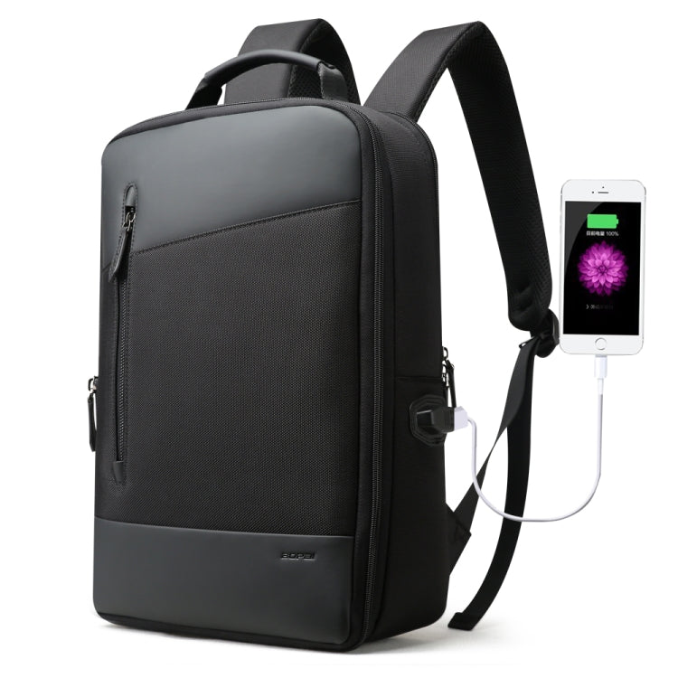 Bopai 851-009911 Borsa a tracolla doppia impermeabile antifurto da lavoro di grande capacità, con porta di ricarica USB, dimensioni: 30,5x13x45 cm, 851-009911