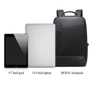 Bopai 851-009911 Borsa a tracolla doppia impermeabile antifurto da lavoro di grande capacità, con porta di ricarica USB, dimensioni: 30,5x13x45 cm, 851-009911