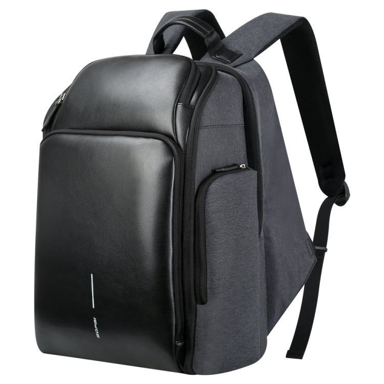 Bopai 851-010128 Borsa a tracolla doppia impermeabile antifurto da lavoro di grande capacità, con porta di ricarica USB, dimensioni: 34x19x43 cm, 851-010128