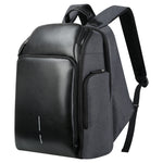 Bopai 851-010128 Borsa a tracolla doppia impermeabile antifurto da lavoro di grande capacità, con porta di ricarica USB, dimensioni: 34x19x43 cm, 851-010128