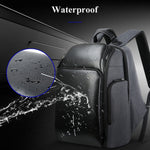 Bopai 851-010128 Borsa a tracolla doppia impermeabile antifurto da lavoro di grande capacità, con porta di ricarica USB, dimensioni: 34x19x43 cm, 851-010128