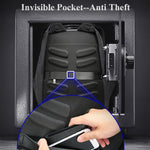 Bopai 851-010128 Borsa a tracolla doppia impermeabile antifurto da lavoro di grande capacità, con porta di ricarica USB, dimensioni: 34x19x43 cm, 851-010128