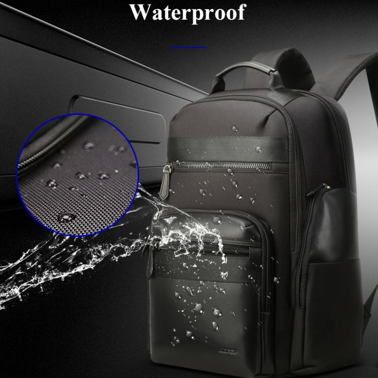 Bopai 851-014211 Borsa a tracolla doppia di grande capacità impermeabile antifurto a tre strati, con porta di ricarica USB, dimensioni: 35,5x24x45 cm, 851-014211