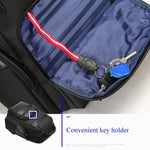 Bopai 851-014211 Borsa a tracolla doppia di grande capacità impermeabile antifurto a tre strati, con porta di ricarica USB, dimensioni: 35,5x24x45 cm, 851-014211