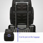 Bopai 851-014211 Borsa a tracolla doppia di grande capacità impermeabile antifurto a tre strati, con porta di ricarica USB, dimensioni: 35,5x24x45 cm, 851-014211