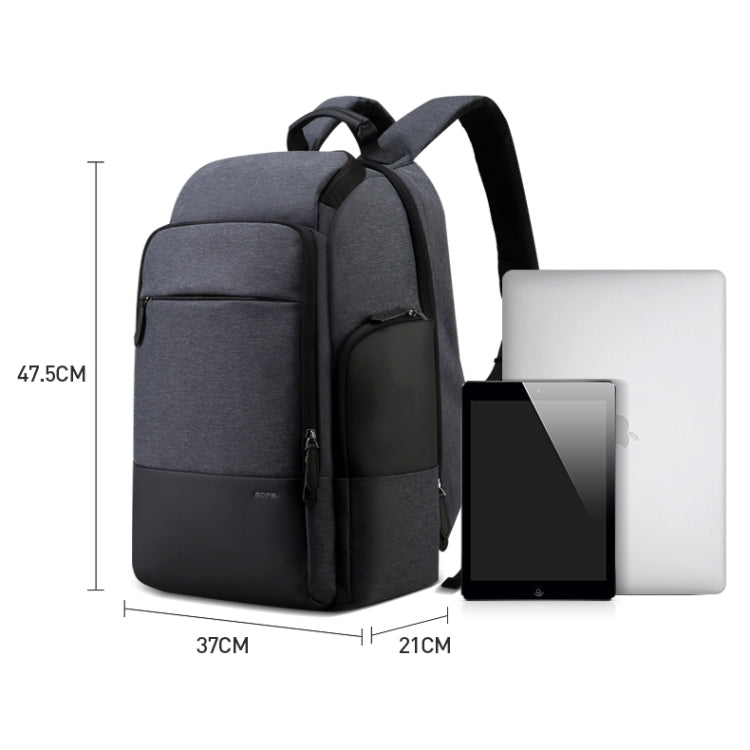 Bopai 851-014518 Borsa a tracolla doppia da lavoro impermeabile a tre strati di grande capacità, con porta di ricarica USB, dimensioni: 37x21x47,5 cm, 851-014518