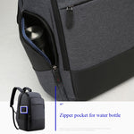 Bopai 851-014518 Borsa a tracolla doppia da lavoro impermeabile a tre strati di grande capacità, con porta di ricarica USB, dimensioni: 37x21x47,5 cm, 851-014518