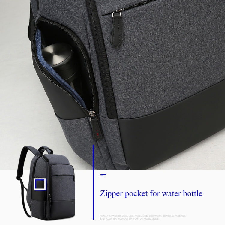 Bopai 851-014518 Borsa a tracolla doppia da lavoro impermeabile a tre strati di grande capacità, con porta di ricarica USB, dimensioni: 37x21x47,5 cm, 851-014518