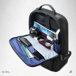 Bopai 61-07311 Borsa per tablet portatile antifurto impermeabile di grande capacità per 15,6 pollici e inferiori, porta di ricarica USB esterna, 61-07311