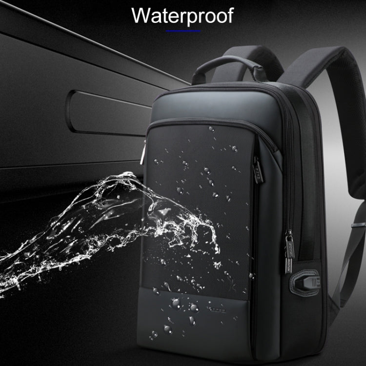 Bopai 61-07311 Borsa per tablet portatile antifurto impermeabile di grande capacità per 15,6 pollici e inferiori, porta di ricarica USB esterna, 61-07311