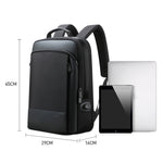 Bopai 61-07311 Borsa per tablet portatile antifurto impermeabile di grande capacità per 15,6 pollici e inferiori, porta di ricarica USB esterna, 61-07311