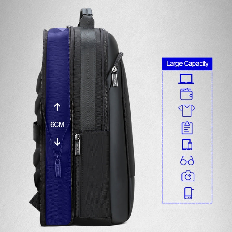 Bopai 61-07311 Borsa per tablet portatile antifurto impermeabile di grande capacità per 15,6 pollici e inferiori, porta di ricarica USB esterna, 61-07311