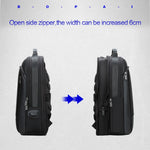 Bopai 61-07311 Borsa per tablet portatile antifurto impermeabile di grande capacità per 15,6 pollici e inferiori, porta di ricarica USB esterna, 61-07311