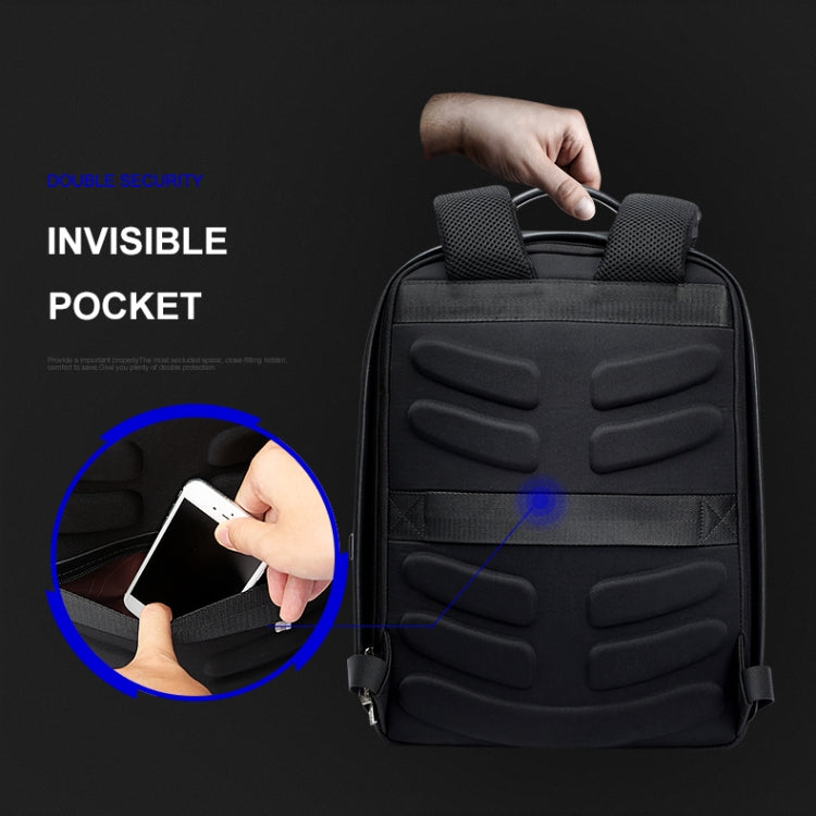 Bopai 751-006431 Borsa a tracolla doppia antifurto impermeabile da lavoro di grande capacità, con porta di ricarica USB, dimensioni: 27x16,5x40 cm, 751-006431
