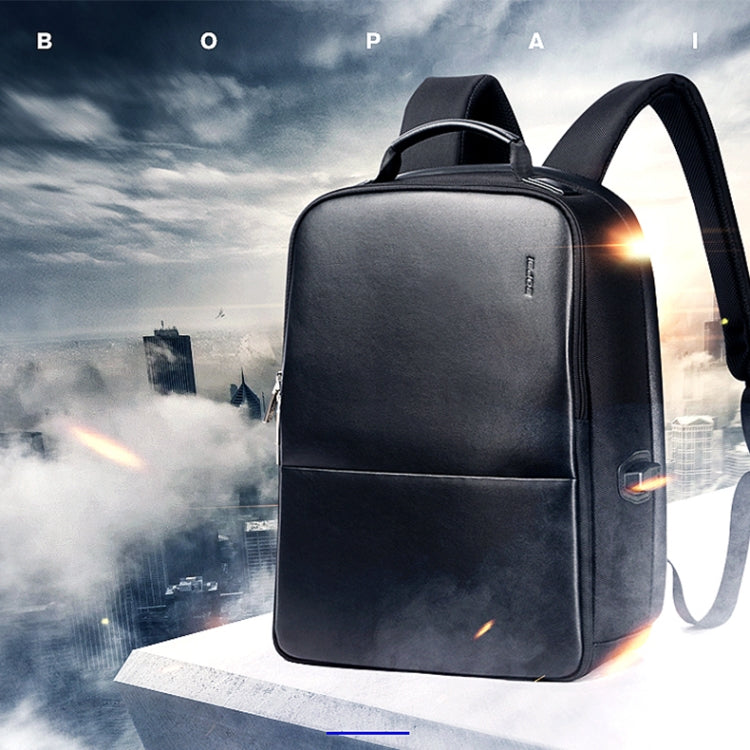 Bopai 751-006431 Borsa a tracolla doppia antifurto impermeabile da lavoro di grande capacità, con porta di ricarica USB, dimensioni: 27x16,5x40 cm, 751-006431