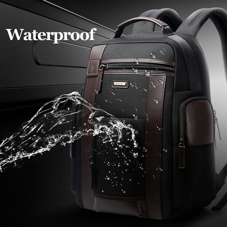 Bopai 851-008821 Borsa a tracolla doppia antifurto impermeabile traspirante per esterni di grande capacità, con porta di ricarica USB, dimensioni: 36x17x41,5 cm, 851-008821