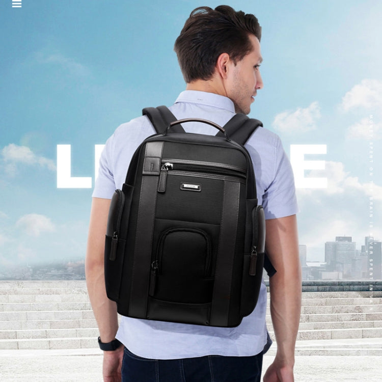 Bopai 851-008821 Borsa a tracolla doppia antifurto impermeabile traspirante per esterni di grande capacità, con porta di ricarica USB, dimensioni: 36x17x41,5 cm, 851-008821