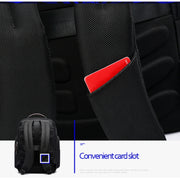 Bopai 851-008821 Borsa a tracolla doppia antifurto impermeabile traspirante per esterni di grande capacità, con porta di ricarica USB, dimensioni: 36x17x41,5 cm, 851-008821