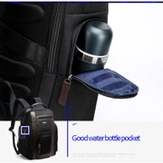 Bopai 851-008821 Borsa a tracolla doppia antifurto impermeabile traspirante per esterni di grande capacità, con porta di ricarica USB, dimensioni: 36x17x41,5 cm, 851-008821