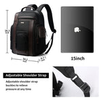 Bopai 851-008821 Borsa a tracolla doppia antifurto impermeabile traspirante per esterni di grande capacità, con porta di ricarica USB, dimensioni: 36x17x41,5 cm, 851-008821
