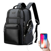 Bopai 851-014318 Moda Outdoor Traspirante Impermeabile Antifurto Borsa a tracolla doppia di grande capacità a tre strati, con porta di ricarica USB, Dimensioni: 31x17x44 cm, 851-014318