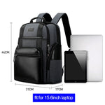 Bopai 851-014318 Moda Outdoor Traspirante Impermeabile Antifurto Borsa a tracolla doppia di grande capacità a tre strati, con porta di ricarica USB, Dimensioni: 31x17x44 cm, 851-014318